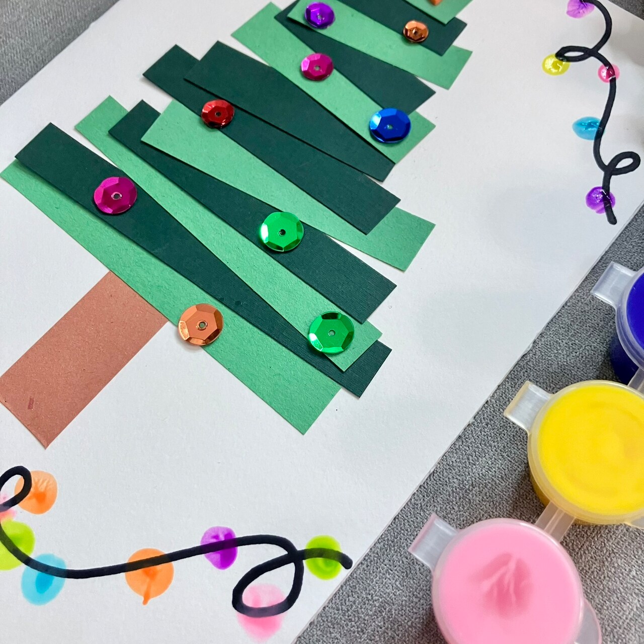12 Days of Card Making: Christmas Tree Card for Kids